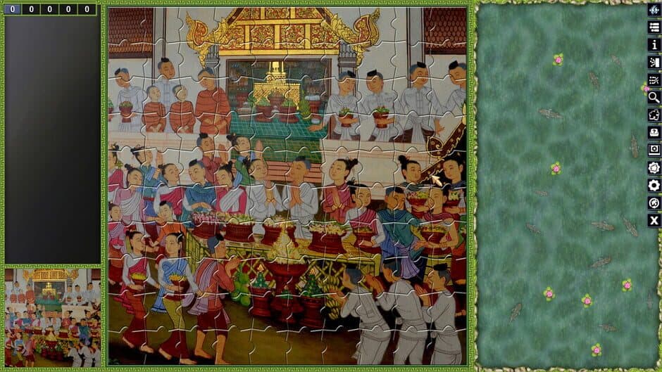 Скриншот 8 из Pixel Puzzles: Illustrations & Anime - Jigsaw Pack: Thai Paintings