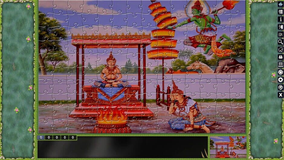 Скриншот 9 из Pixel Puzzles: Illustrations & Anime - Jigsaw Pack: Thai Paintings