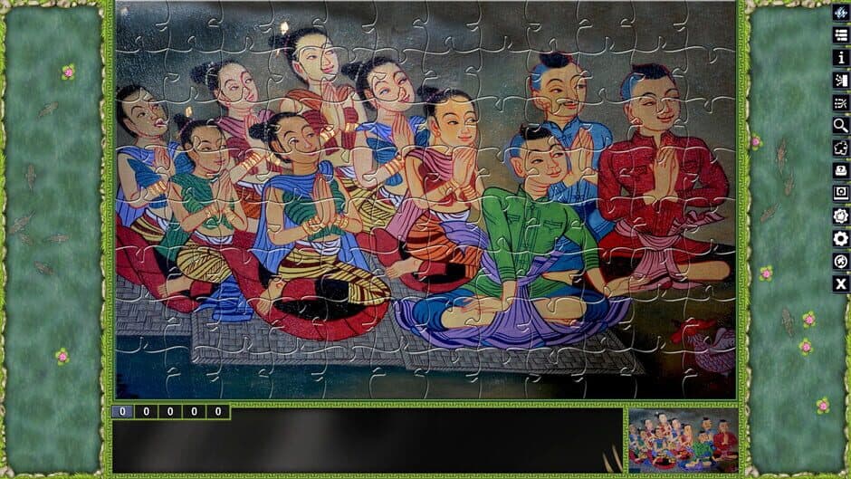 Скриншот 12 из Pixel Puzzles: Illustrations & Anime - Jigsaw Pack: Thai Paintings