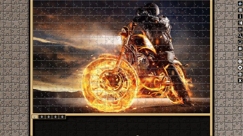 Скриншот 1 из Pixel Puzzles Traditional Jigsaws: Motorbikes
