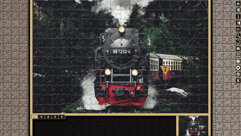 Скриншот 2 из Pixel Puzzles Traditional Jigsaws: Locomotive