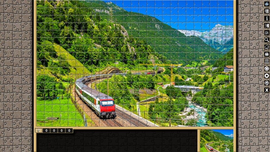 Скриншот 3 из Pixel Puzzles Traditional Jigsaws: Locomotive