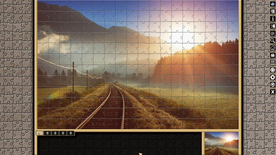 Скриншот 4 из Pixel Puzzles Traditional Jigsaws: Locomotive