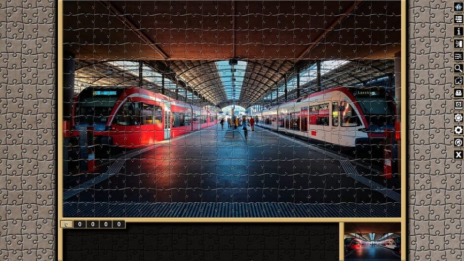 Скриншот 8 из Pixel Puzzles Traditional Jigsaws: Locomotive