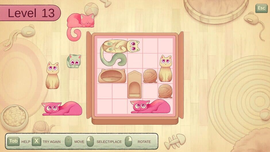 Скриншот 2 из Fit My Cat: Cat's Puzzle Pack 1
