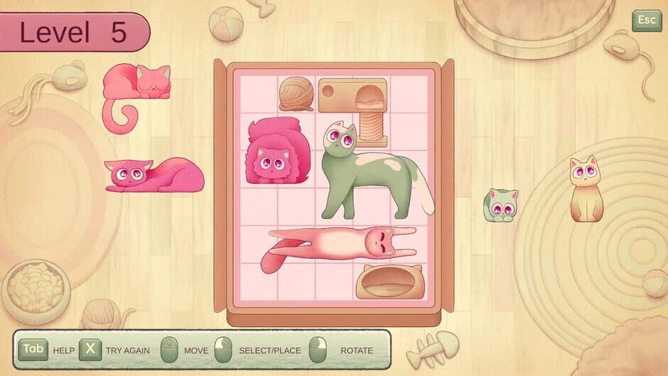 Скриншот 2 из Fit My Cat: Cat's Puzzle Pack 2