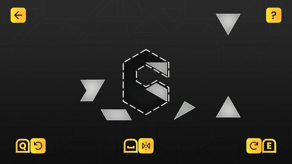 Скриншот 1 из Tangram Collection: Hexagon Puzzle Pack