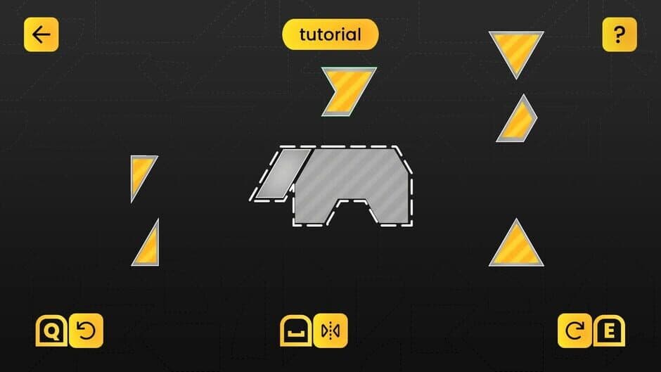 Скриншот 2 из Tangram Collection: Rabbit Puzzle Pack