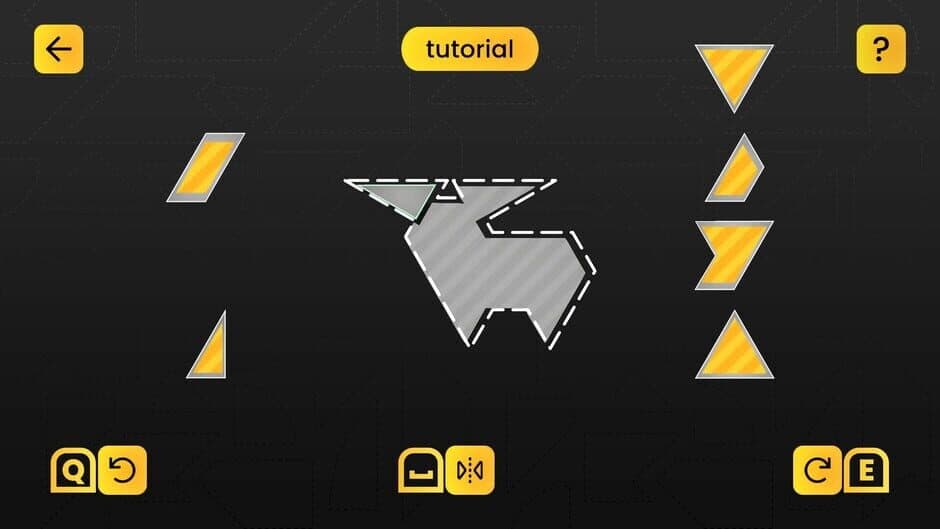 Скриншот 3 из Tangram Collection: Hexagon Puzzle Pack