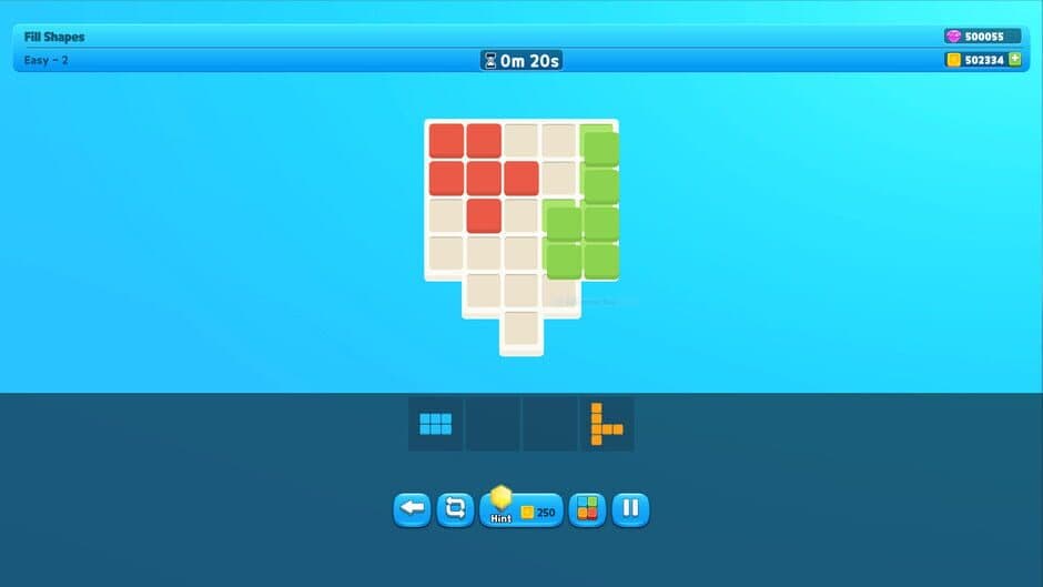 Скриншот 1 из Puzzle Summit: Fill Shapes Difficulty Expansion Pack