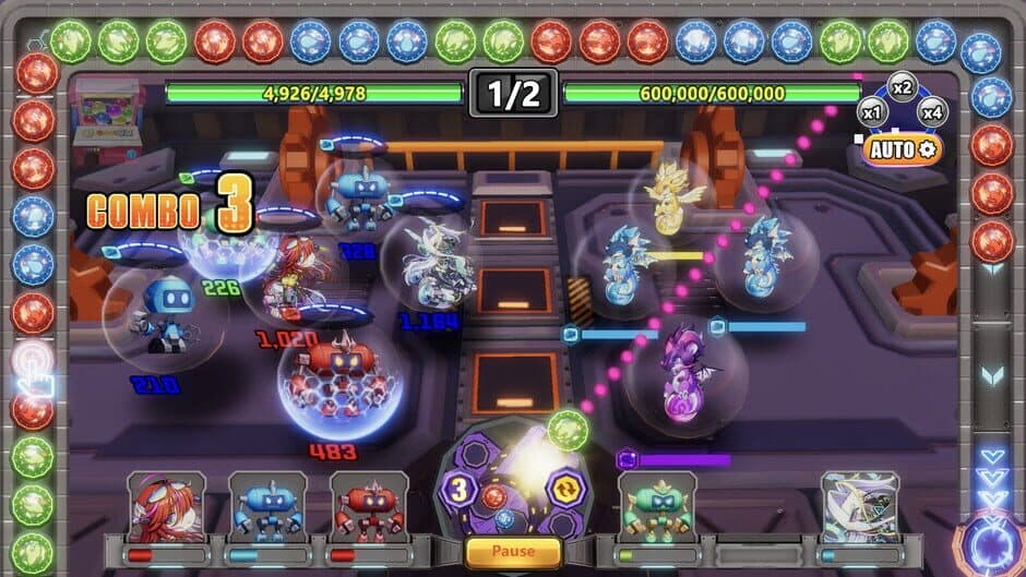 Скриншот 4 из Mining Heroes: Puzzle RPG