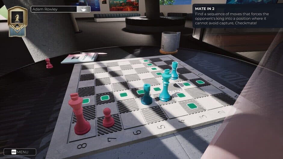 Скриншот 2 из Chess Infinity: Mate in 2 Puzzle Pack