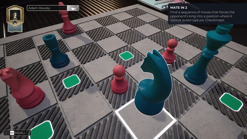 Скриншот 4 из Chess Infinity: Mate in 2 Puzzle Pack