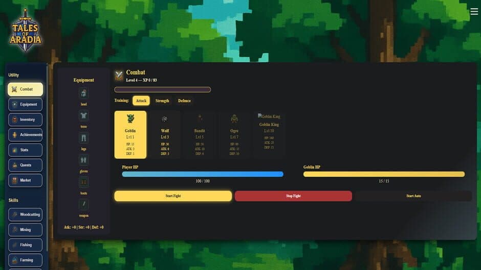 Скриншот 2 из Tales of Aradia: Idle RPG