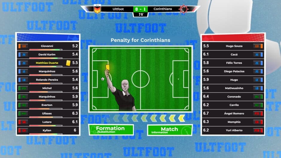 Скриншот 1 из UltFoot: Football Manager
