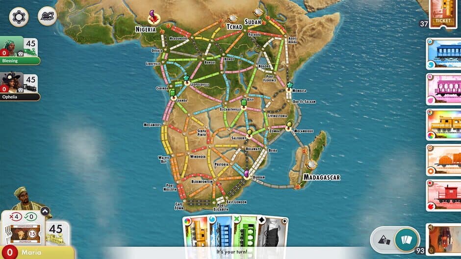 Скриншот 4 из Ticket to Ride: Heart of Africa Expansion