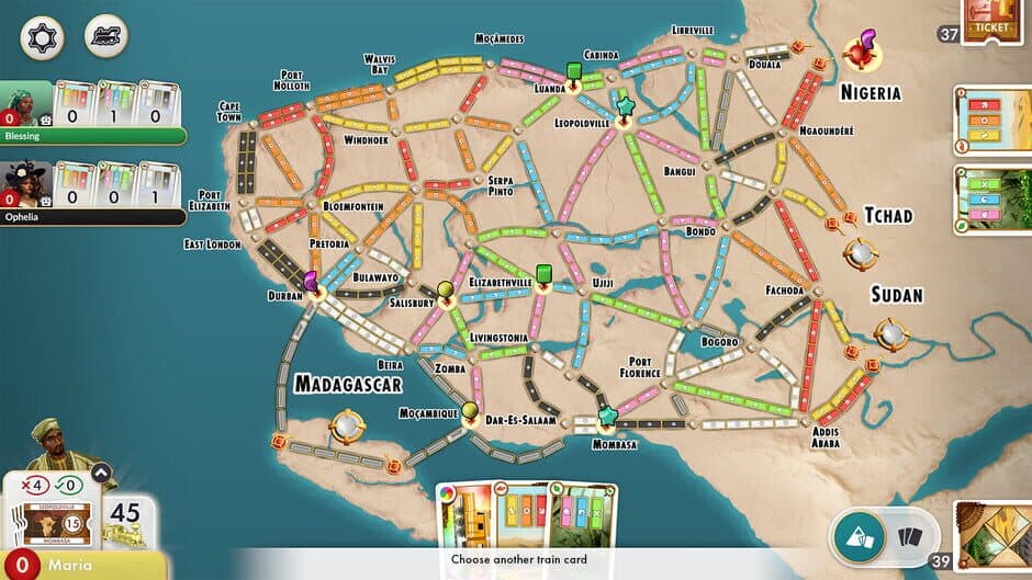 Скриншот 1 из Ticket to Ride: Heart of Africa Expansion