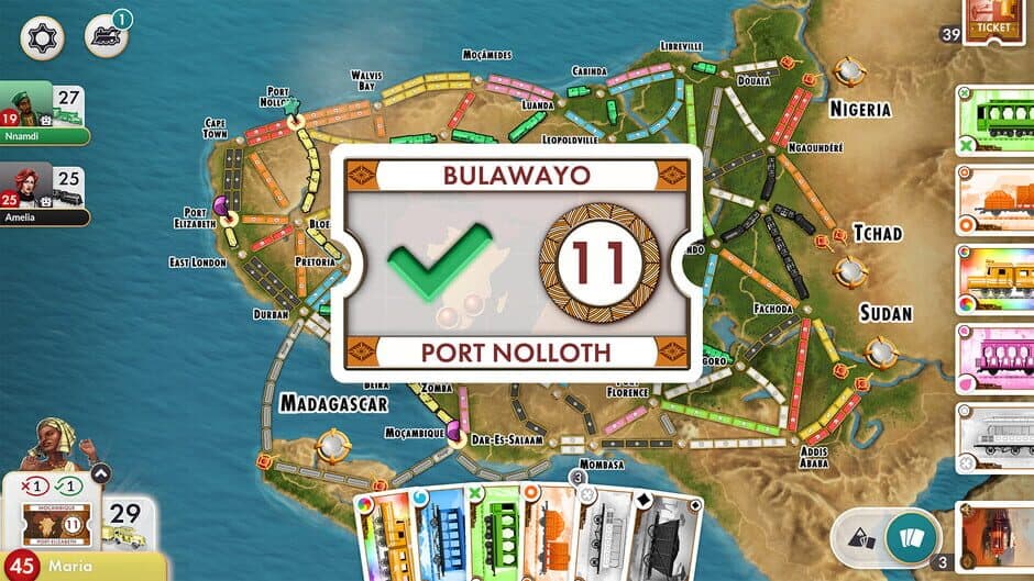 Скриншот 2 из Ticket to Ride: Heart of Africa Expansion