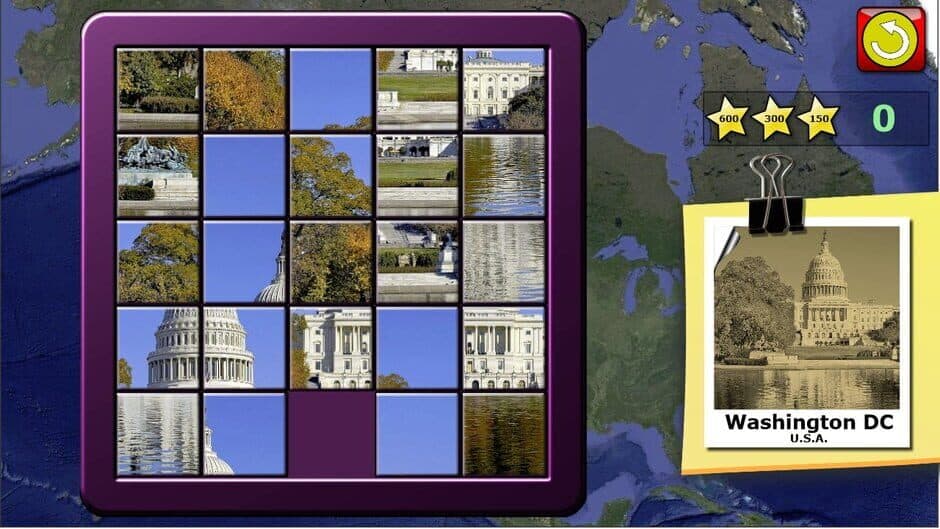 Скриншот 3 из Kids Slide Puzzle World mystic squares 15 game