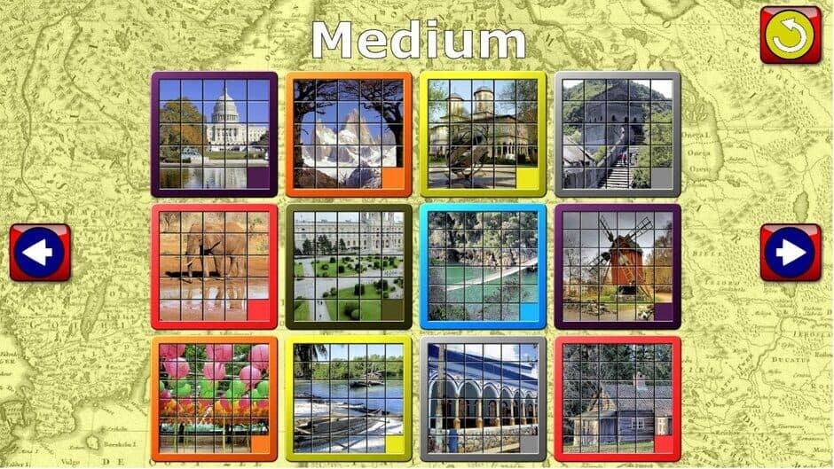 Скриншот 6 из Kids Slide Puzzle World mystic squares 15 game
