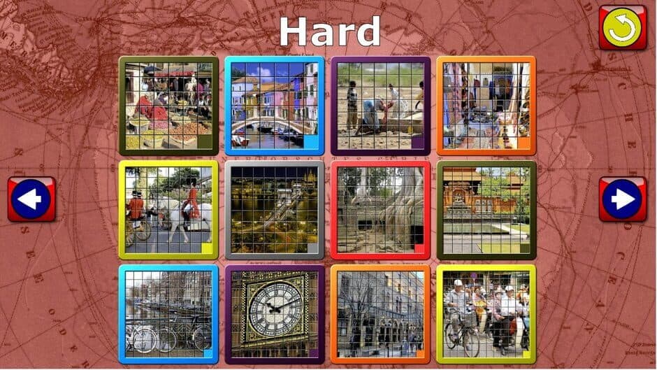 Скриншот 7 из Kids Slide Puzzle World mystic squares 15 game