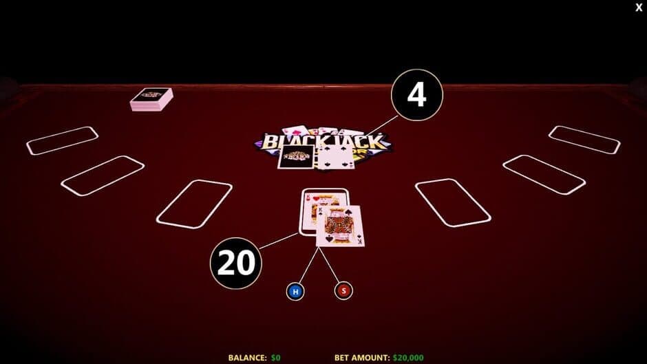 Скриншот 1 из Blackjack Simulator 2025