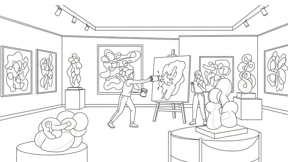 Скриншот 5 из 100 Cats Lost in Modern Art Mayhem