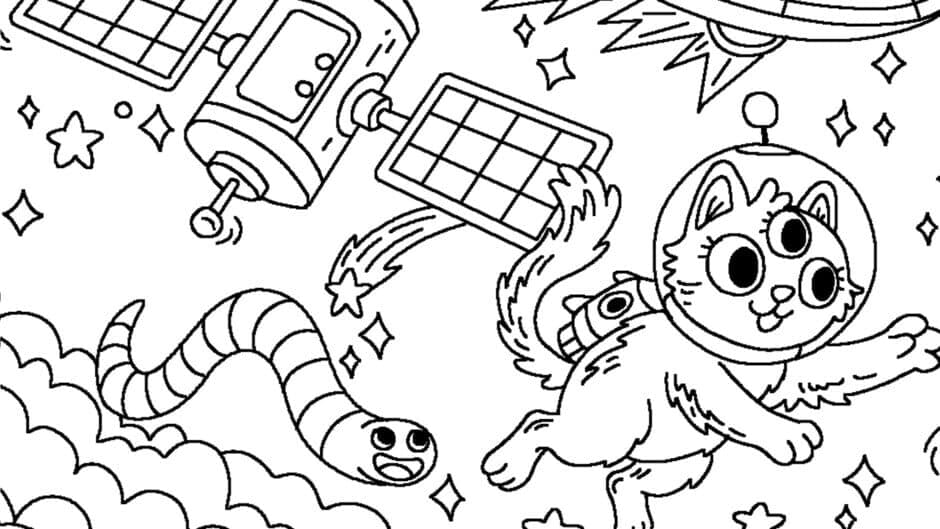 Скриншот 3 из 100 Cats Lost in the Future Find & Color