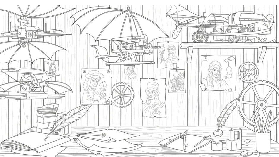 Скриншот 3 из 100 Cats Lost in Da Vinci’s Workshop
