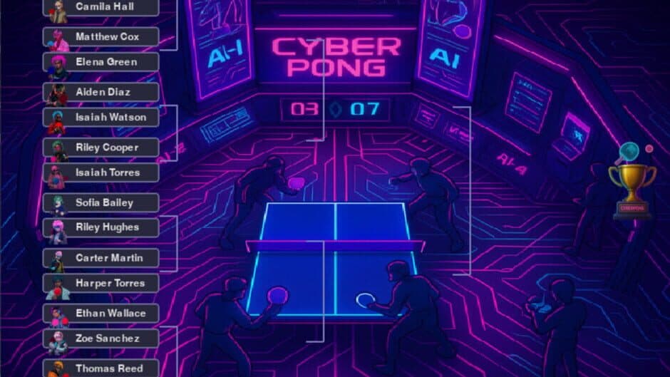 Скриншот 6 из Cyberpong AI