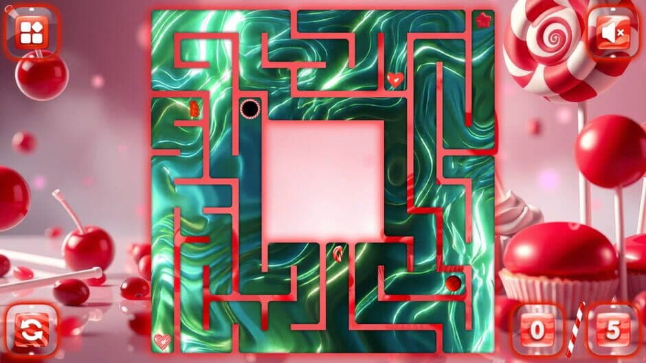Скриншот 2 из Sweetie Candy Maze: Red Cherry