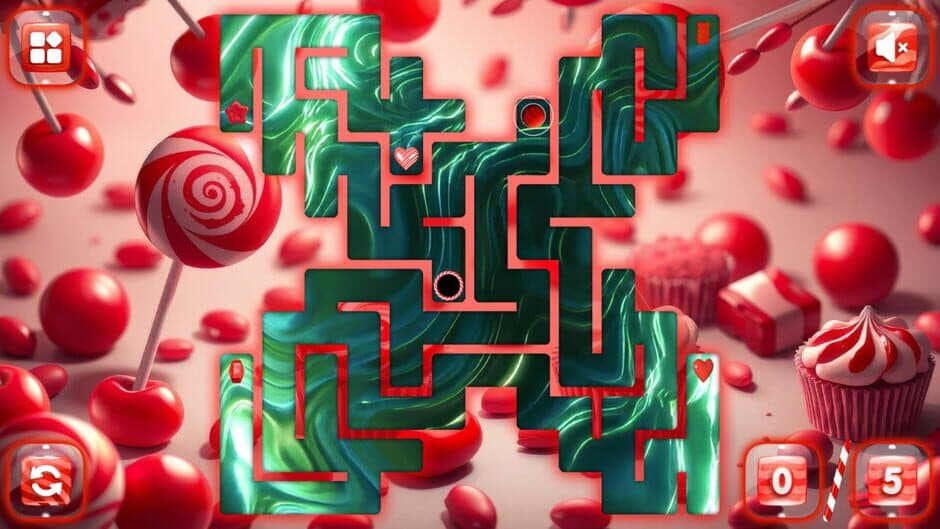 Скриншот 3 из Sweetie Candy Maze: Red Cherry
