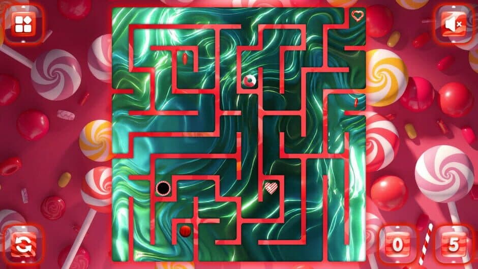 Скриншот 4 из Sweetie Candy Maze: Red Cherry