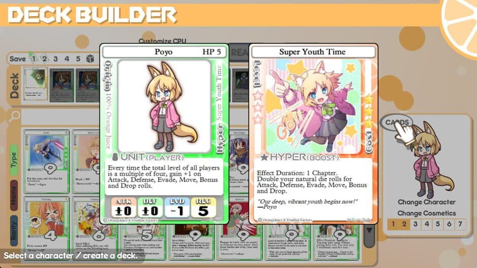Скриншот 5 из 100% Orange Juice: Poyo & Chuu Character Pack