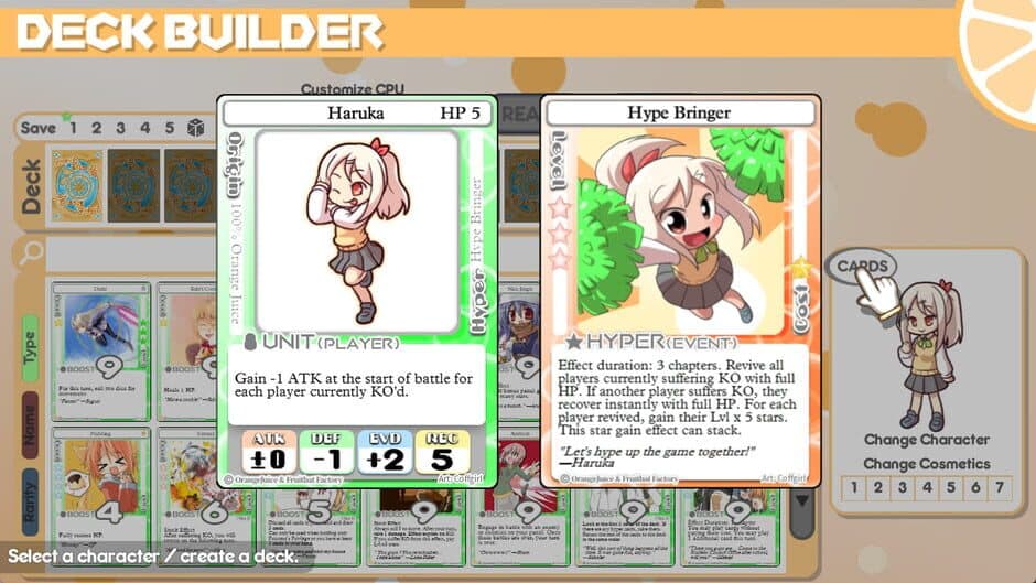 Скриншот 4 из 100% Orange Juice: Haruka & Kanata Character Pack