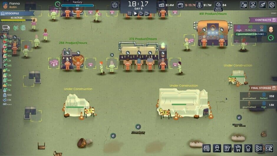 Скриншот 2 из Fizz Flow: Factory Management