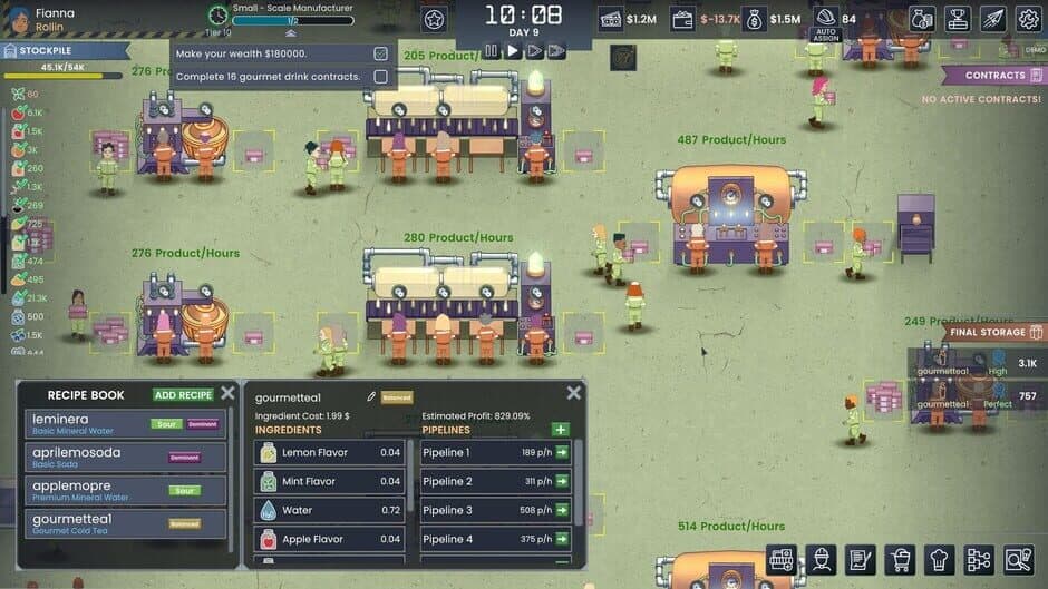 Скриншот 3 из Fizz Flow: Factory Management