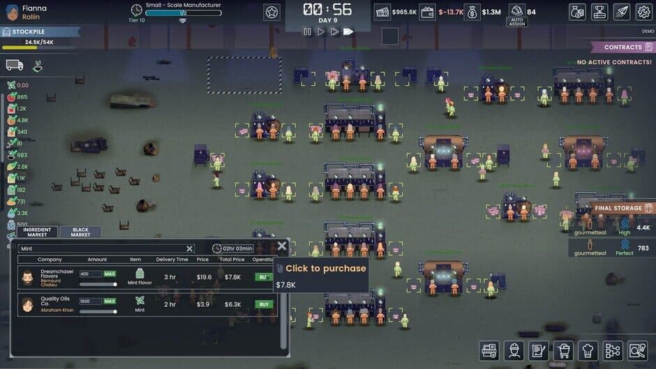 Скриншот 10 из Fizz Flow: Factory Management