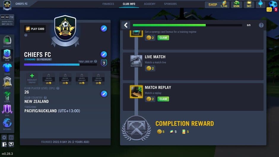 Скриншот 4 из Blackout Football Manager