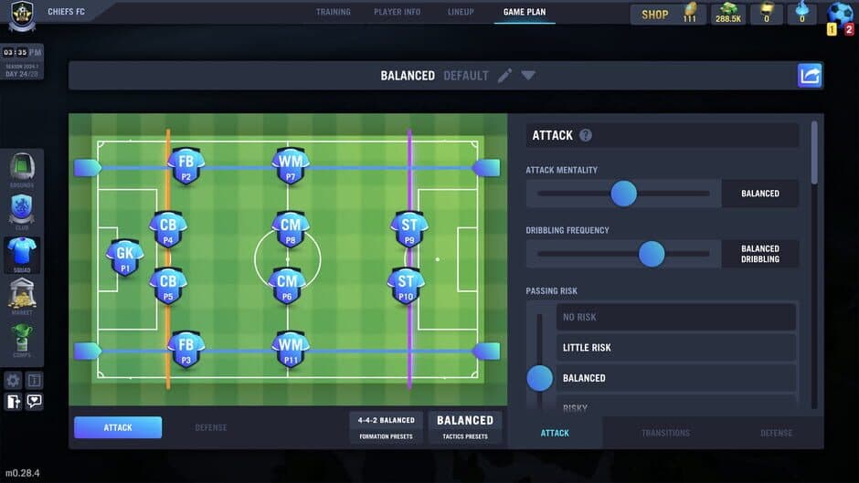 Скриншот 6 из Blackout Football Manager