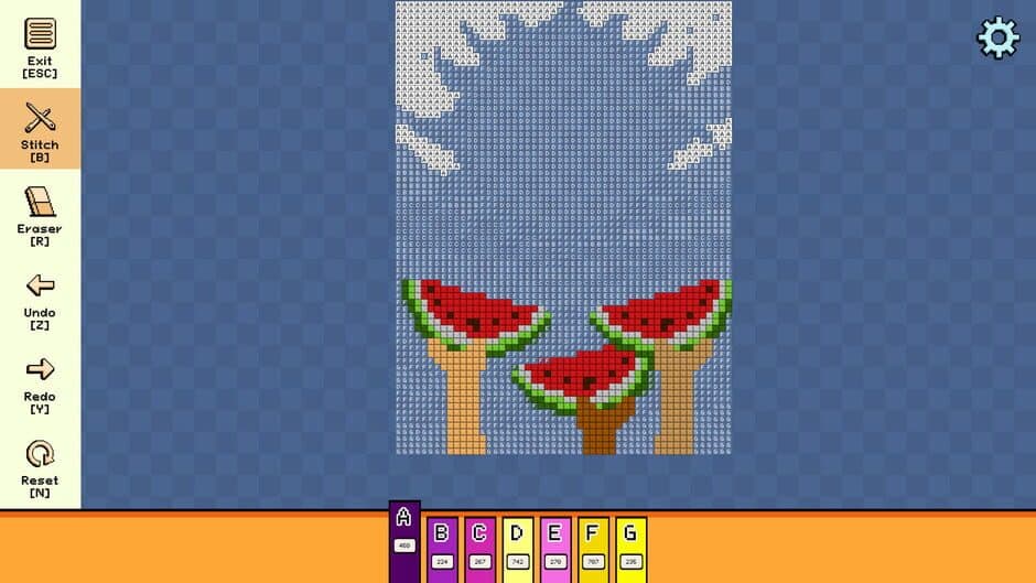 Скриншот 1 из Pixel Cross Stitch: Color by Number - Summer Pack 2