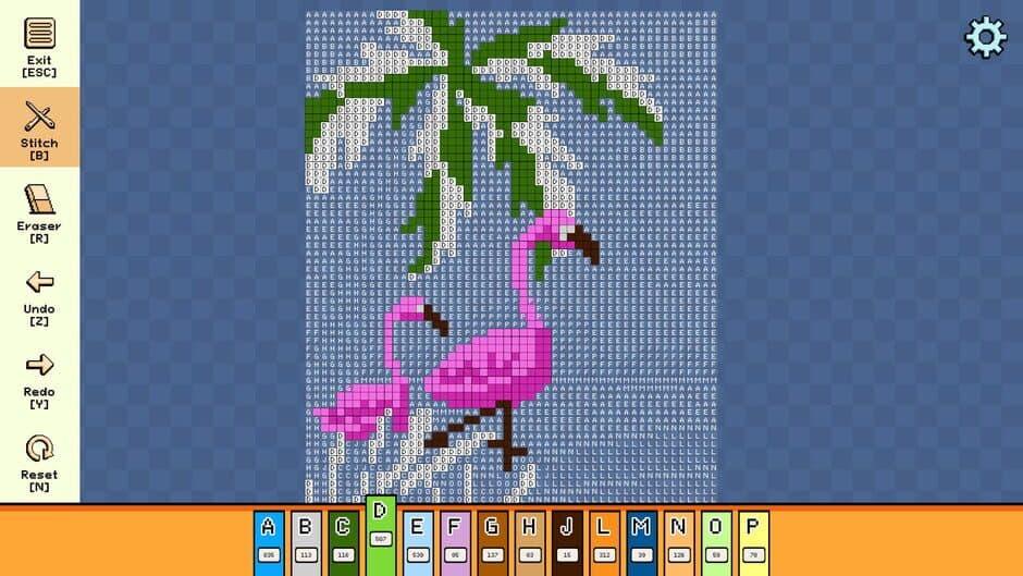 Скриншот 1 из Pixel Cross Stitch: Color by Number - Summer Pack