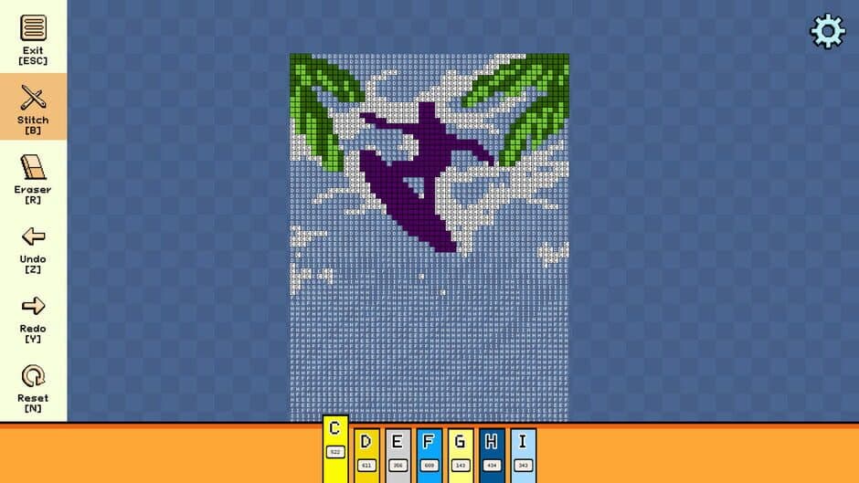 Скриншот 2 из Pixel Cross Stitch: Color by Number - Summer Pack 2