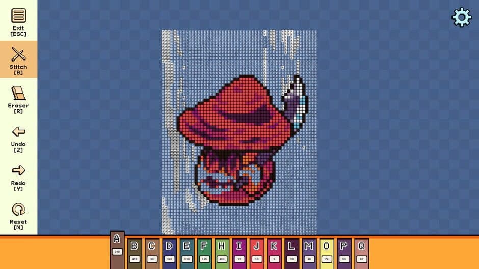Скриншот 3 из Pixel Cross Stitch: Color by Number - Menacing Monsters Pack 3