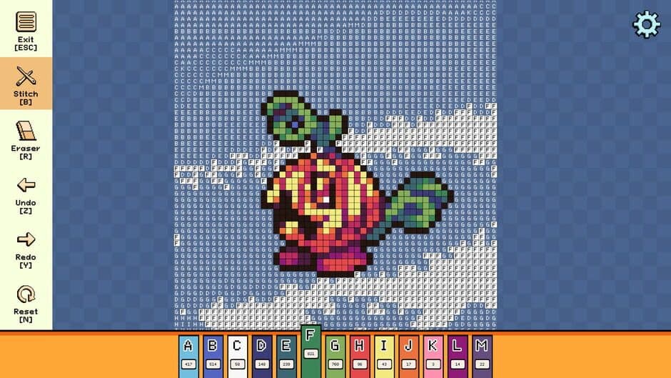 Скриншот 4 из Pixel Cross Stitch: Color by Number - Menacing Monsters Pack 3