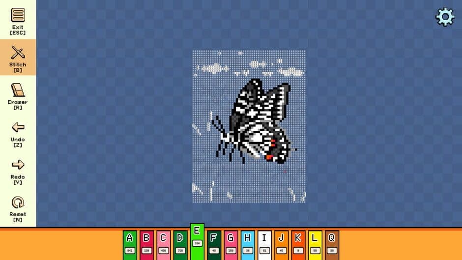 Скриншот 3 из Pixel Cross Stitch: Color by Number - Flowers and Butterflies Pack 3