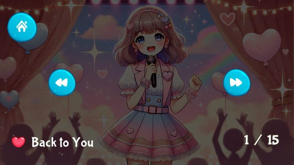 Скриншот 6 из K-Pop Puzzle Idols: Music Festival