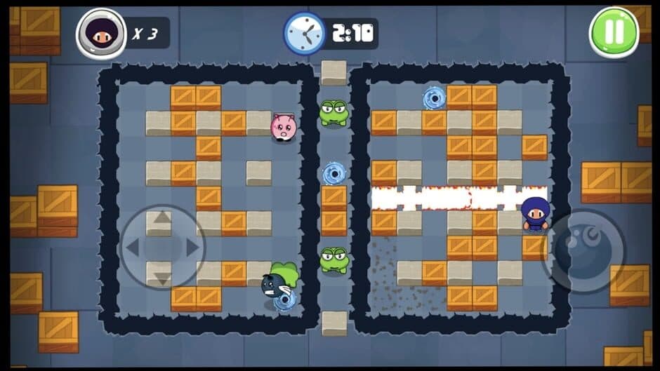 Скриншот 1 из Ninja Boy Adventures: Bomberman Edition