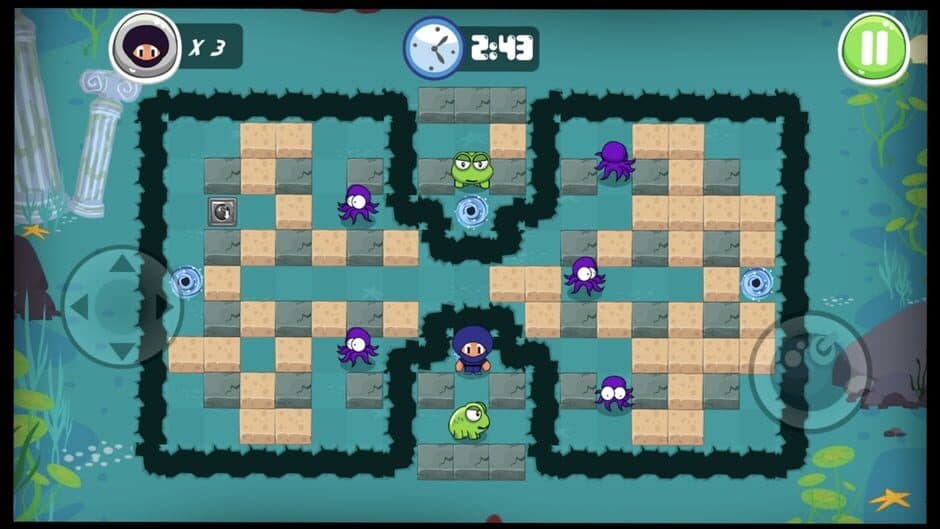 Скриншот 2 из Ninja Boy Adventures: Bomberman Edition