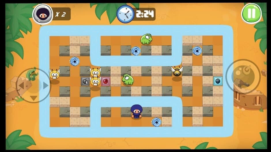 Скриншот 3 из Ninja Boy Adventures: Bomberman Edition